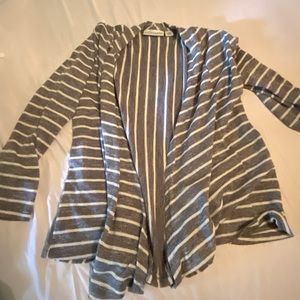 Sag harbor Blue and white cardigan